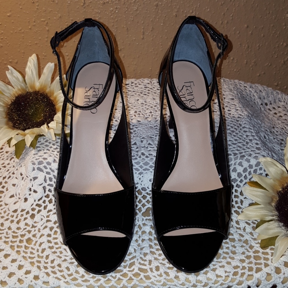 Franco Sarto Peep Toe Heels